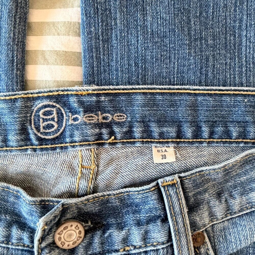 Vintage Low Rise Bebe Jeans - Picture 6 of 6